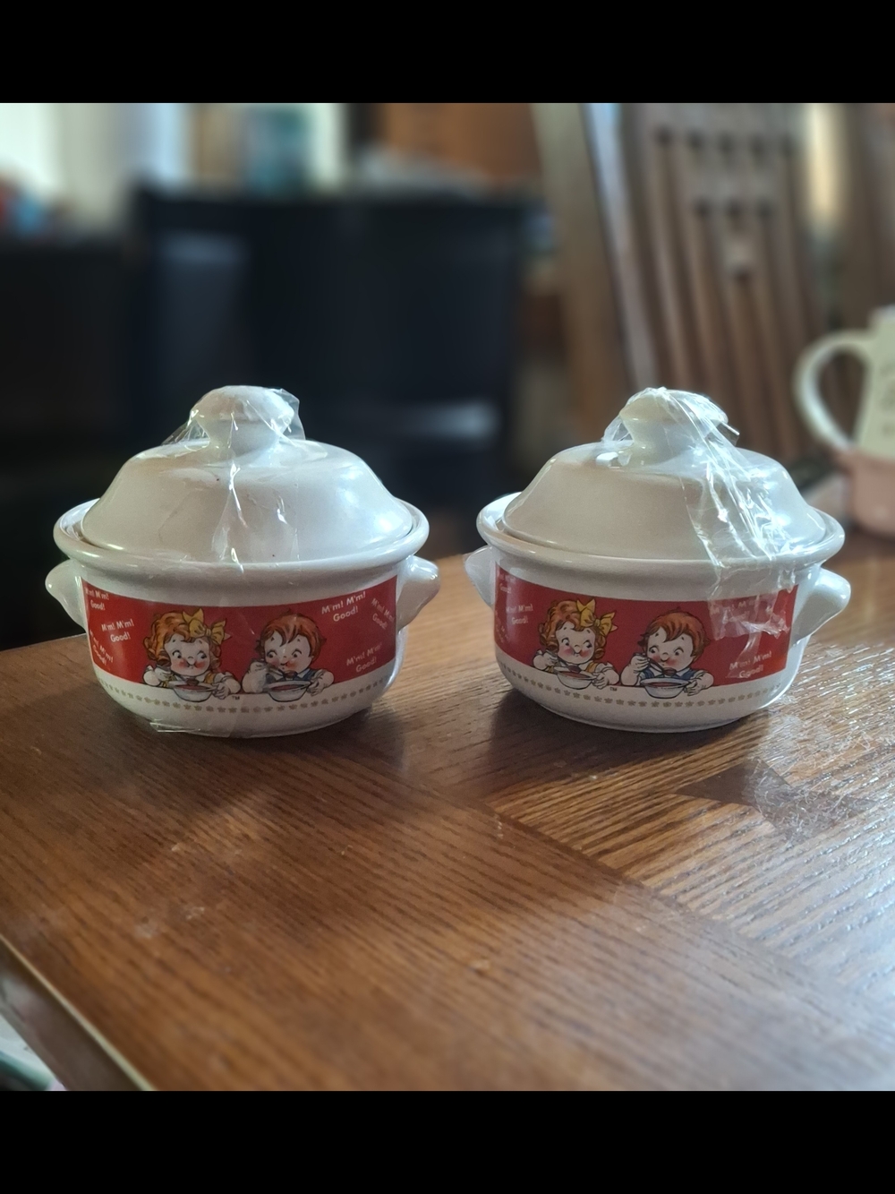 Campbell's Soup Kids Ceramic Mugs Campbell's Kids On Both Sides – Set of 2 - Picture 2 of 7